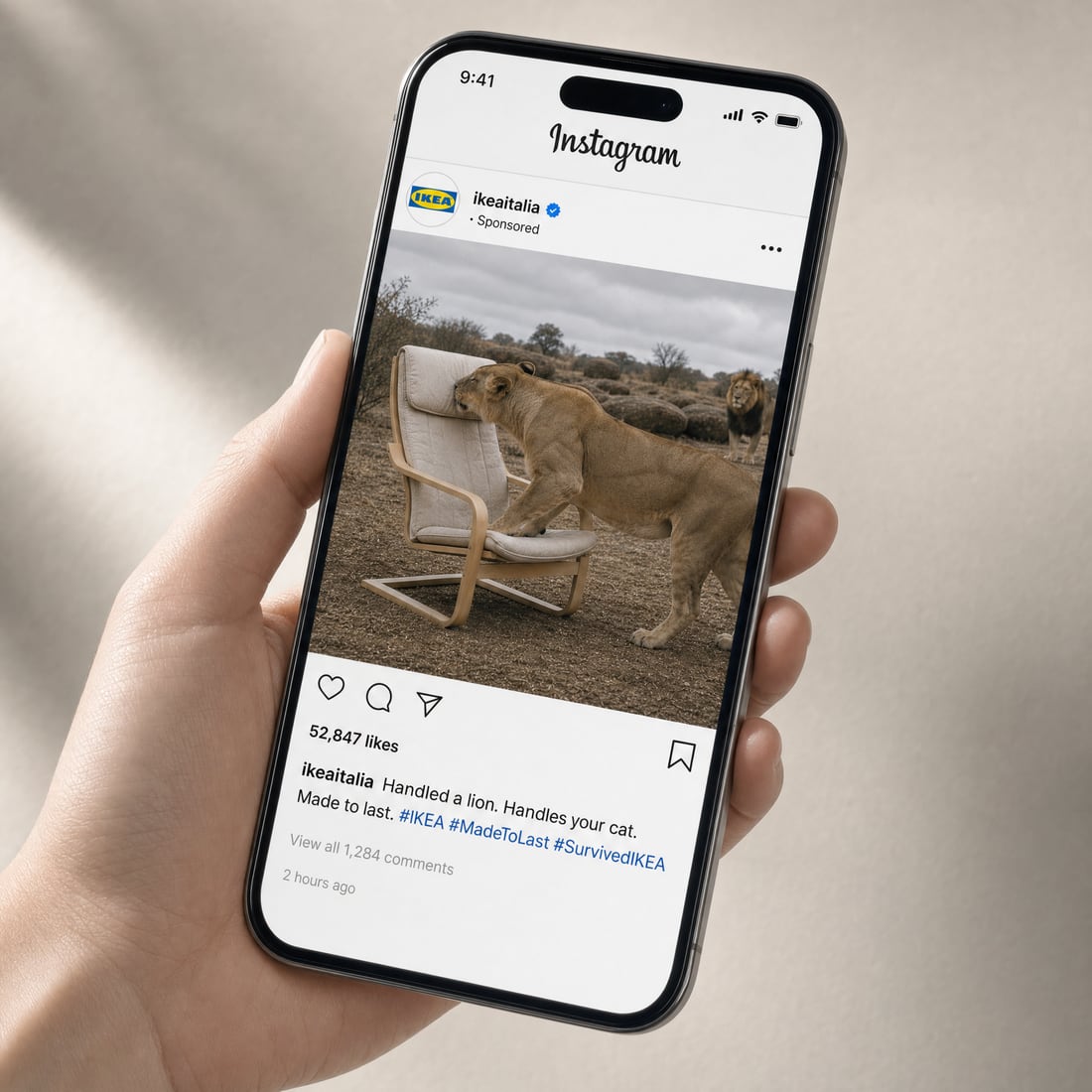 An IKEA sponsored post: Handled a lion. Handles your cat.