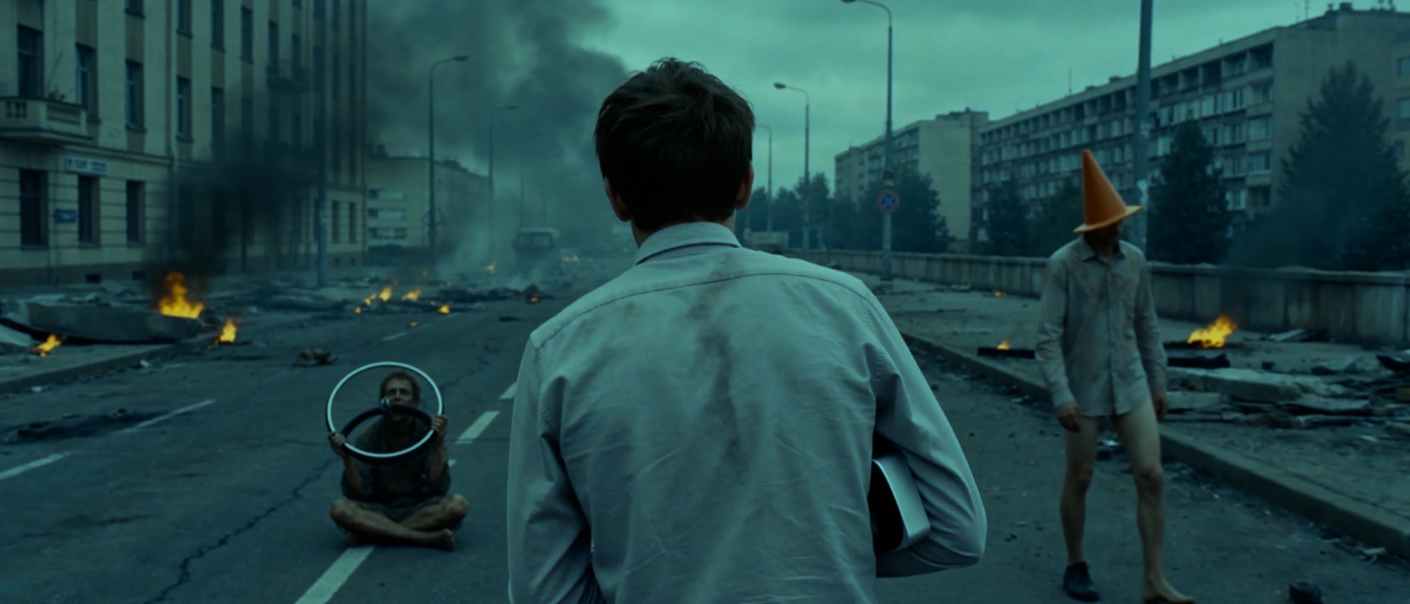 Day two: the scientist walking into a ruined Helsinki among sleepwalkers.